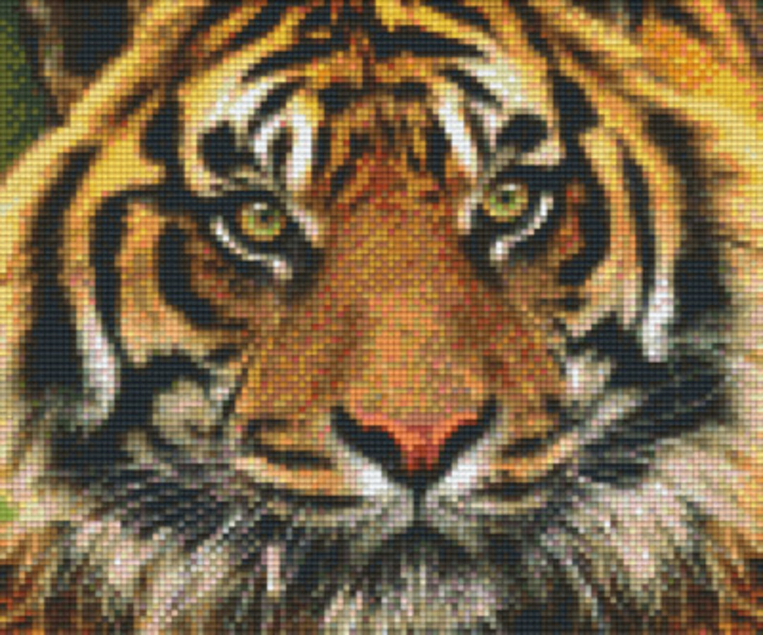 Tiger Six [6] Baseplate PixleHobby Mini-mosaic Art Kits image 0